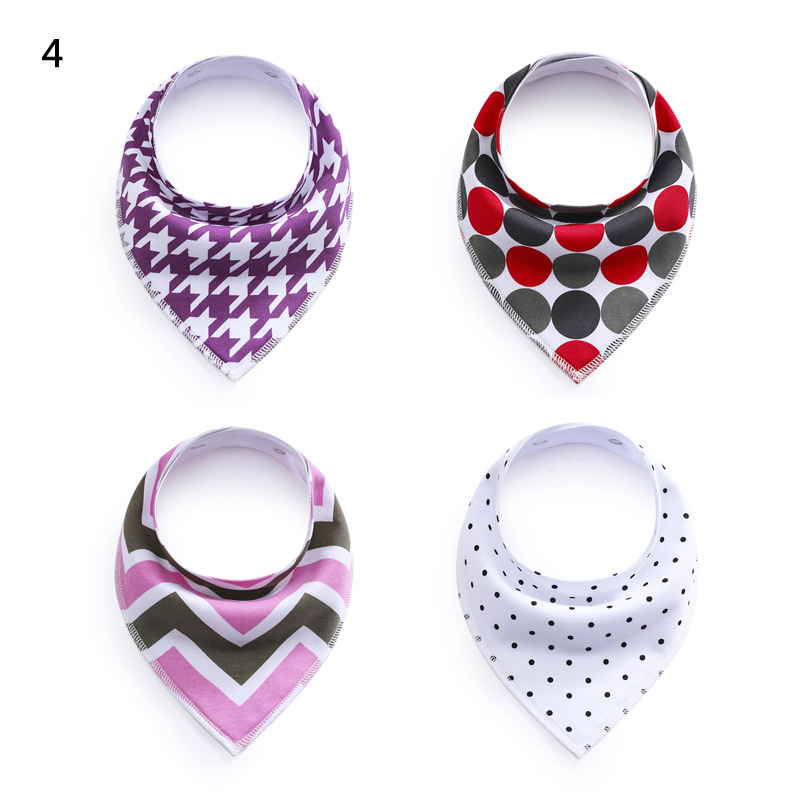0140 Saliva Towel Baby Bib Fleece Cotton Triangle Towel Spring and Autumn