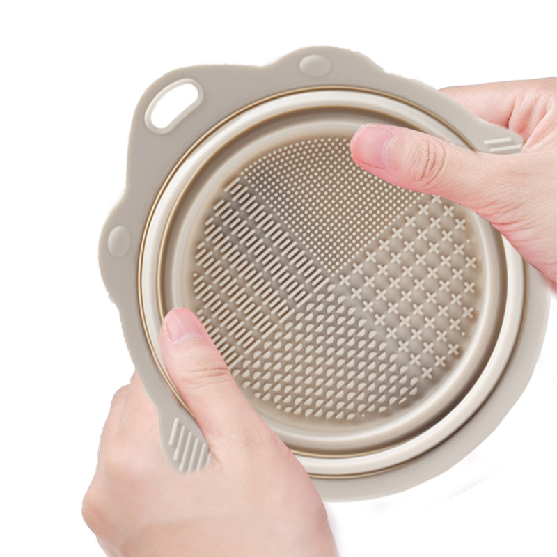 Makeup Brush Cleaning Bowl Brush Cleaner Silicone Makeup Cleaning Mat Silicone Makeup Brush Cleaning Bowl