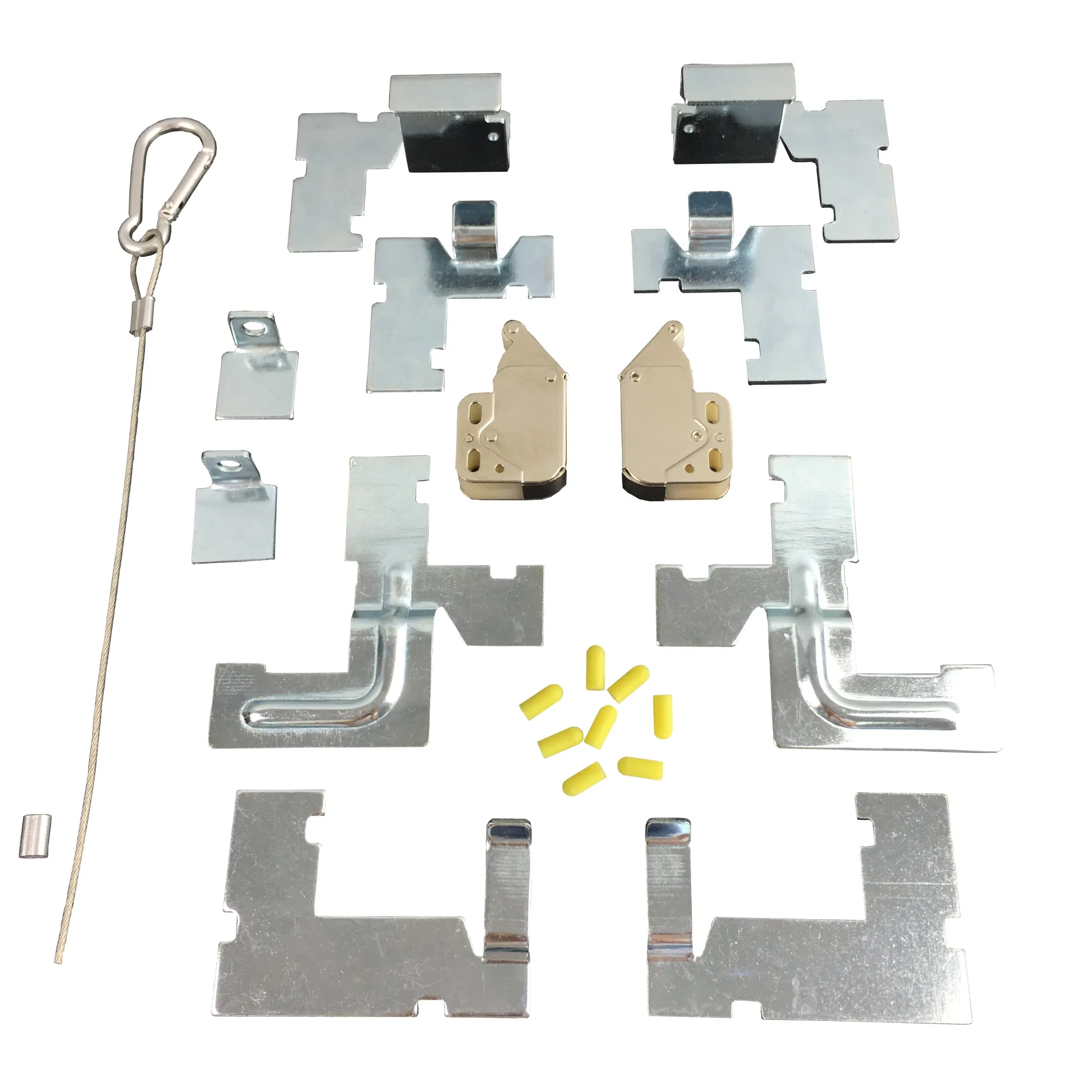 For access panel full set with latches corner angle bracket