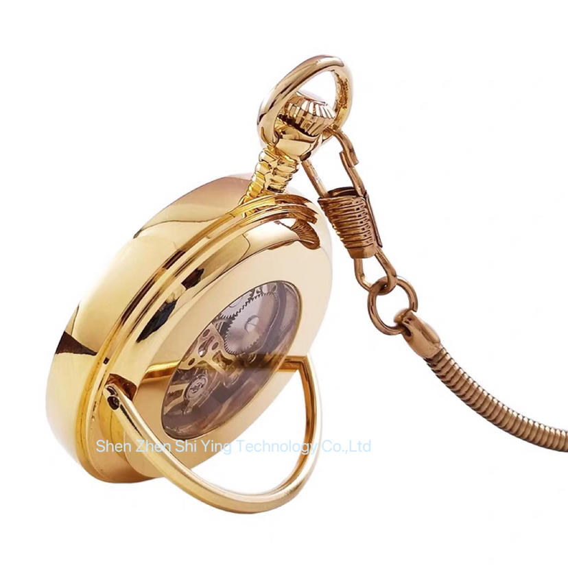 Best China Self Wind Mechanical Pocket Watch with Chain