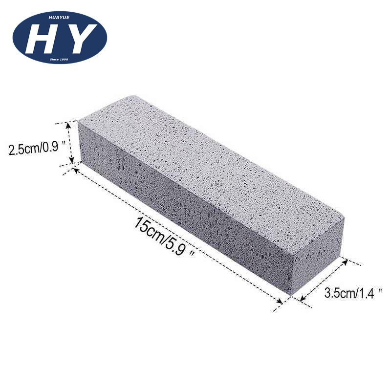 Handheld Non Toxic Reusable Foam Glass Household Toilet Bowl Ring Cleaner Pumice