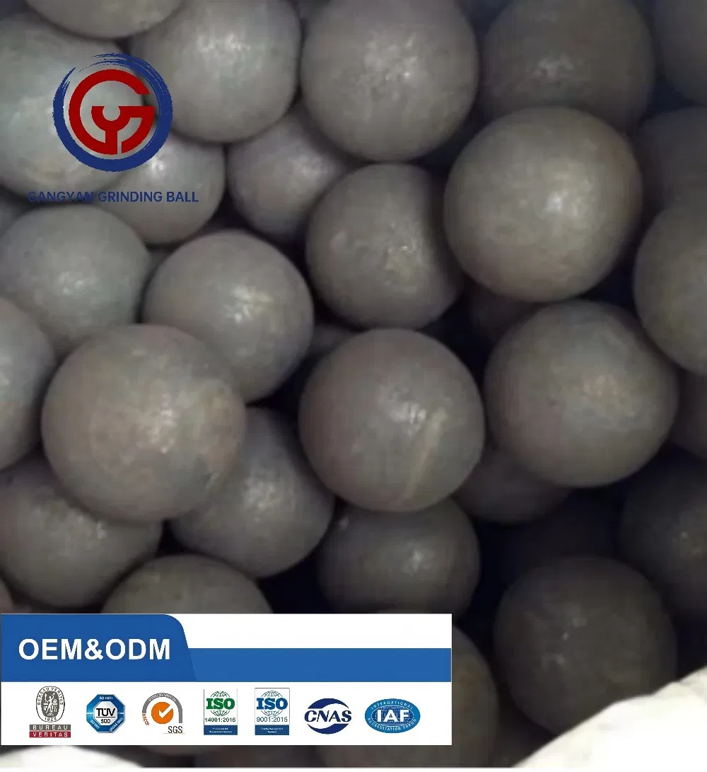 High Hardness B2 and 65mn Mateial Forged and Hot Rolling Grinding Ball From China
