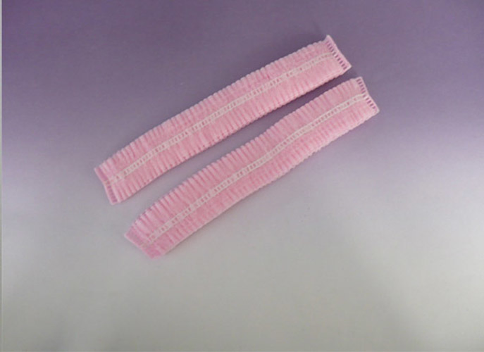 Disposable Nonwoven Clip Bouffant Cap with Elastic Band