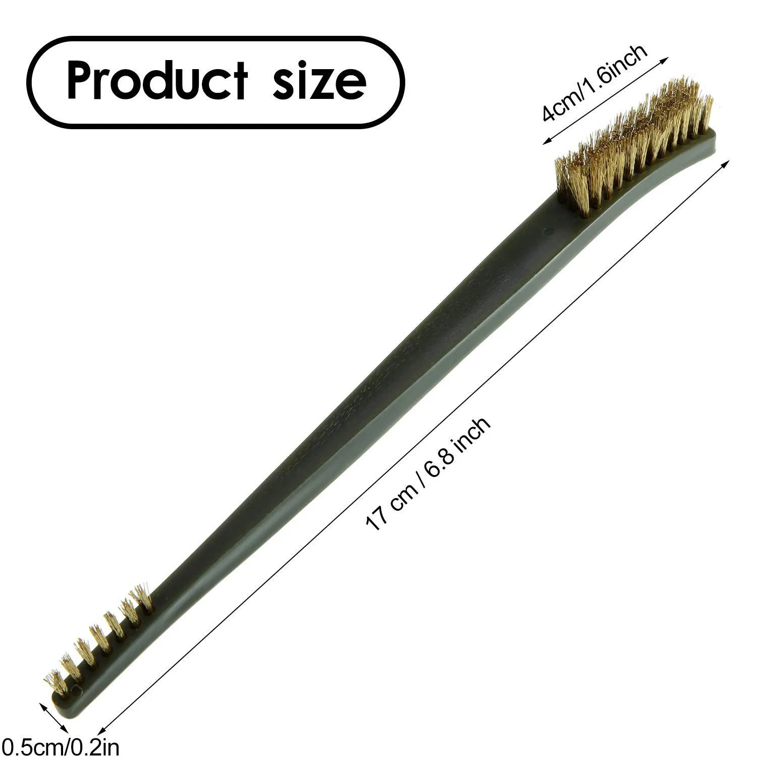 Набор щеток для чистки и удаления ржавчины, 3 шт.