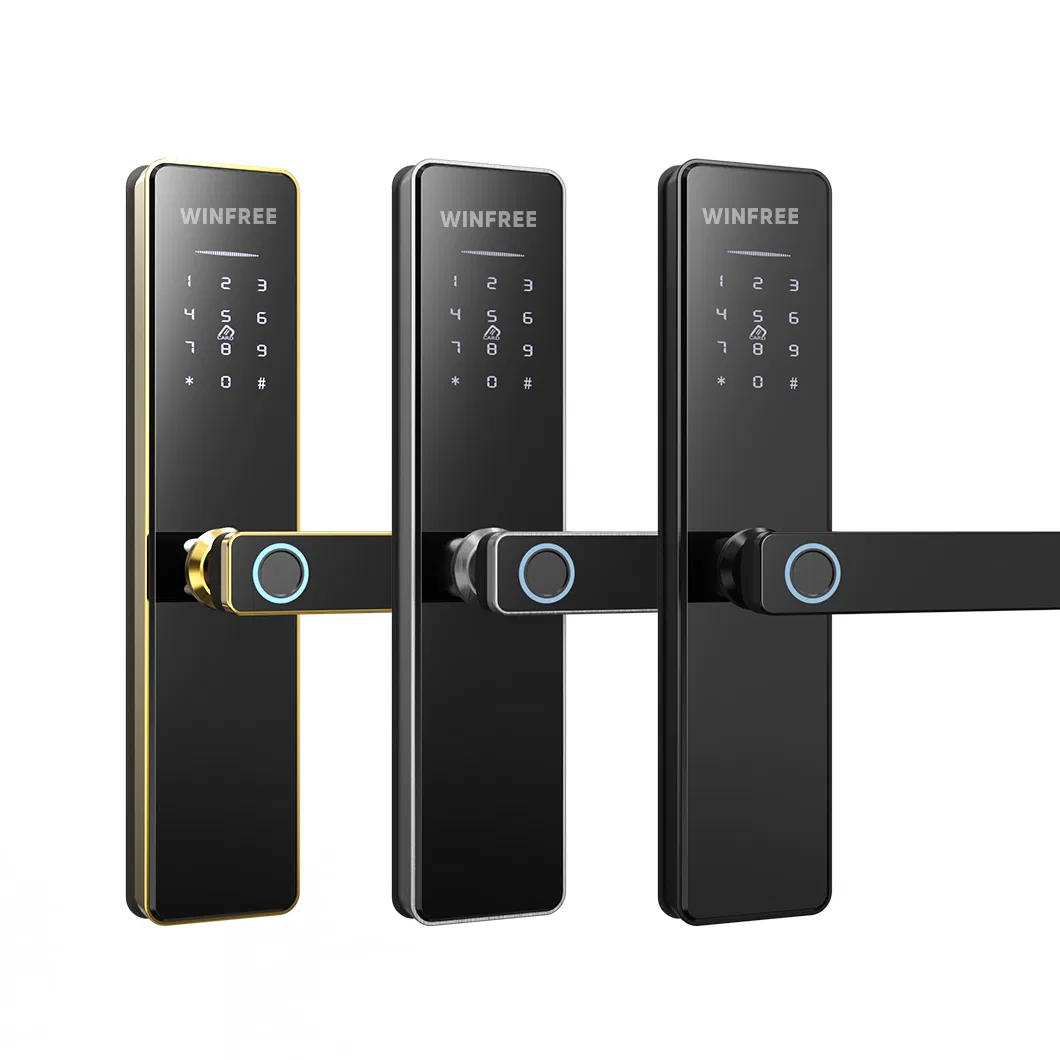 Stainless Steel Card Keyless Tt Lock Smart Fingerprint Lock