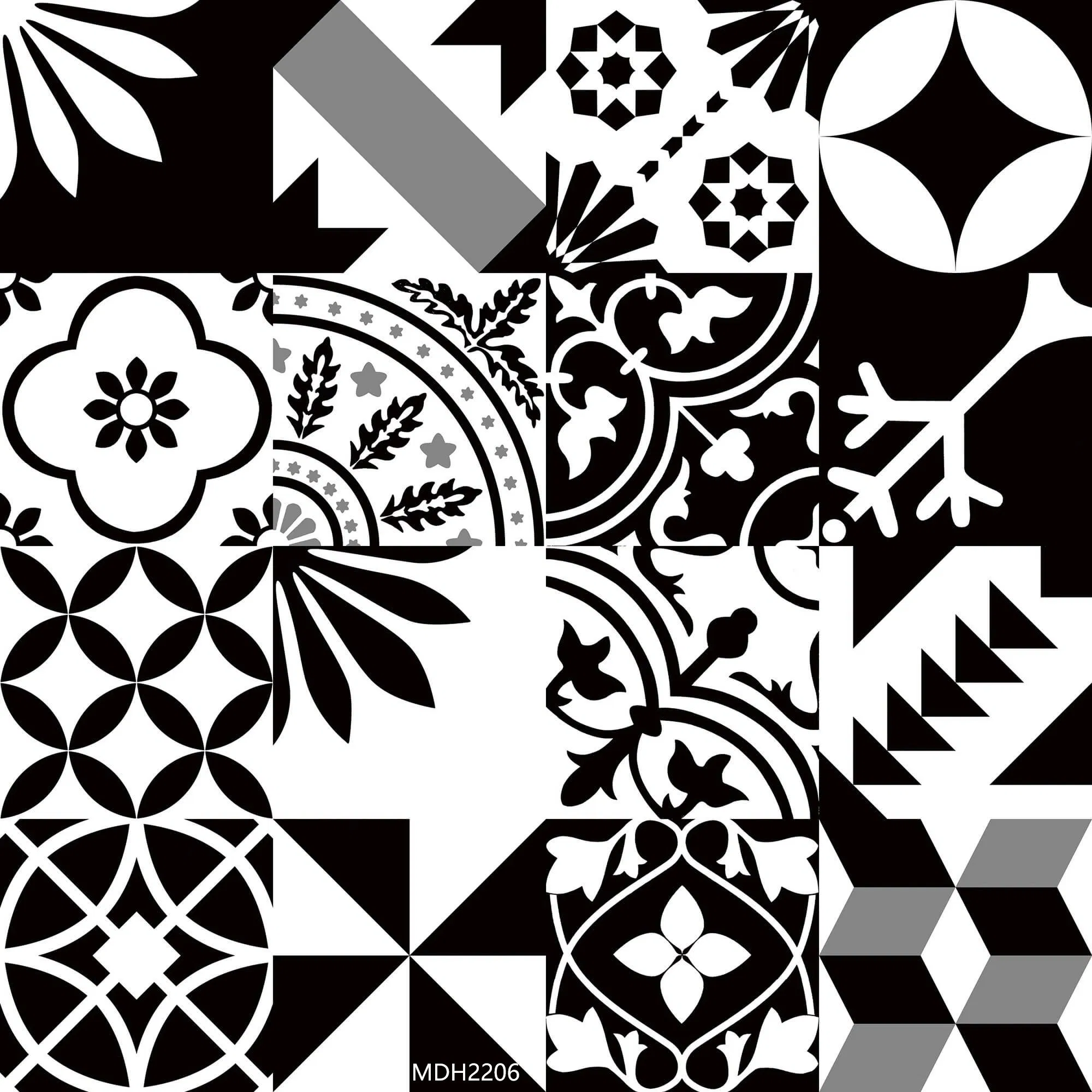 Marble Porcelain Tiles 200*200mm Flooring Wall Tiles Promotion Anti-Slip for Outdoor Kitchen