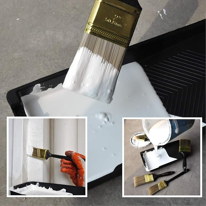 China Factory Synthetic Fiber Multifunctional Oil Paintbrushes for Wall Repair