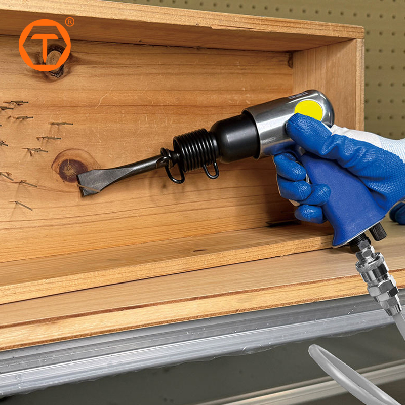 Air Pneumatic Hammer Tool Kit Heavy Duty Pneumatic Chisel Drill Tool Power Hammer for Car Repair Brake Pad Rust Removal