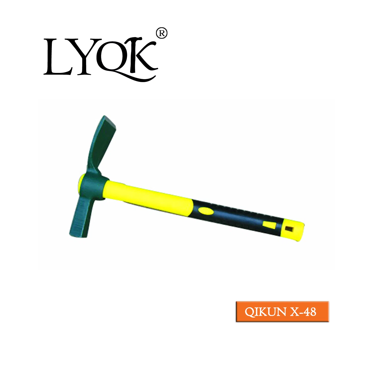 X-44 High Quality Rail Steel 65mn Agriculture Farm Garden Hardware Hand Tools Pick Head Mattock Pickaxe