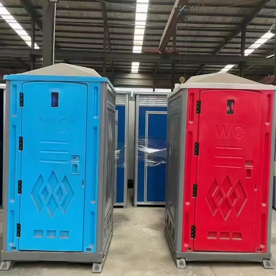 Mobile Plastic Toilets Portaloos for Outdoor Events Concerts Sports with Water Tank