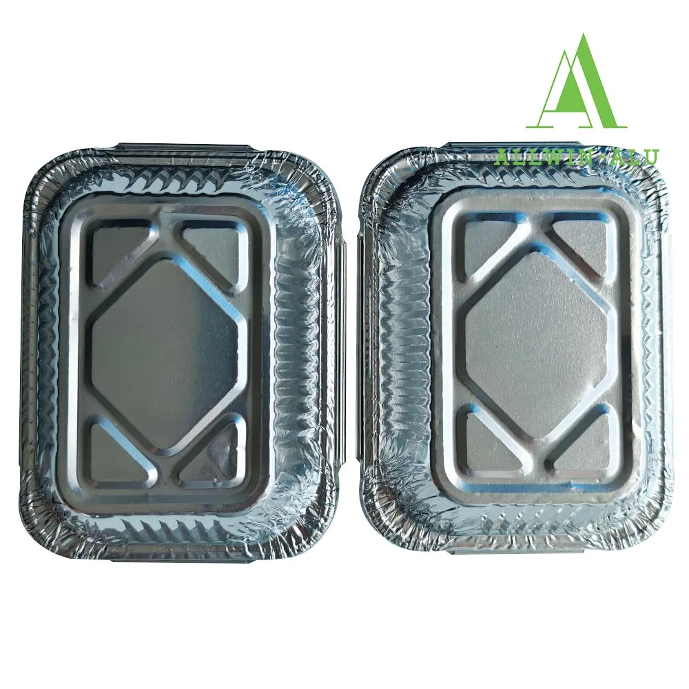 Free Sample Eco-Friendly Food Packaging Box Disposable Aluminum Foil Takeaway Container