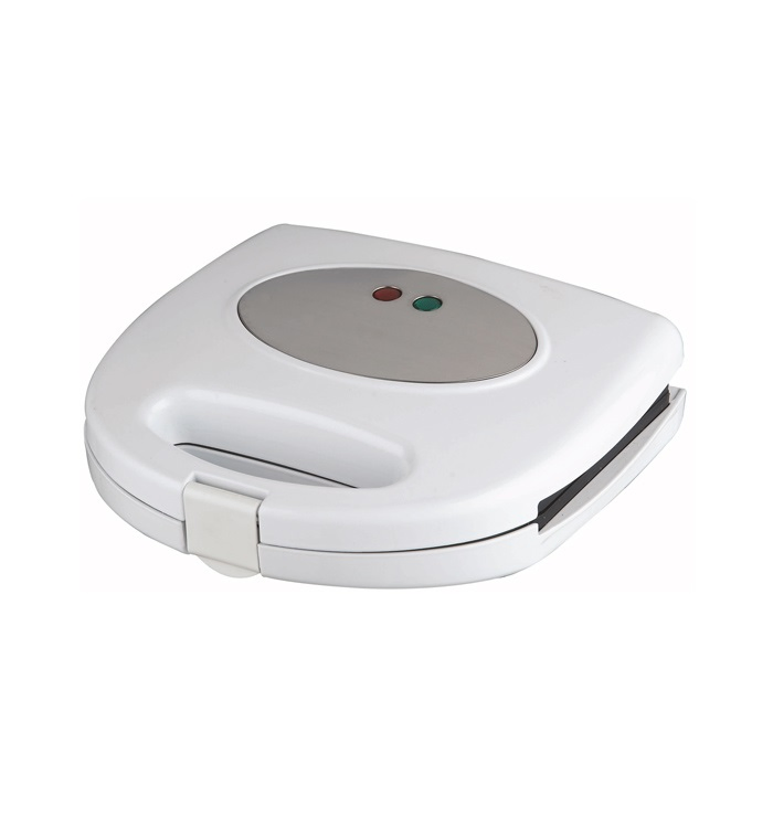 Electric Press Fixed 2-Slice Sandwich Maker with Non-Stick Coated Plates