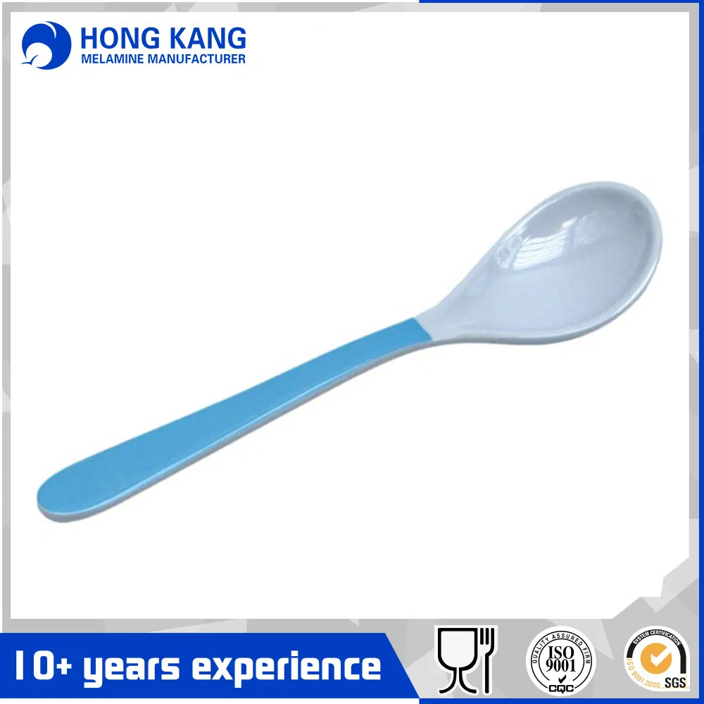 Safe Full Size Unicolor Melamine Kitchen Ware Soup Spoon