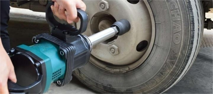 Пневматический гайковерт ударный 1 дюйм, бесштифтовой