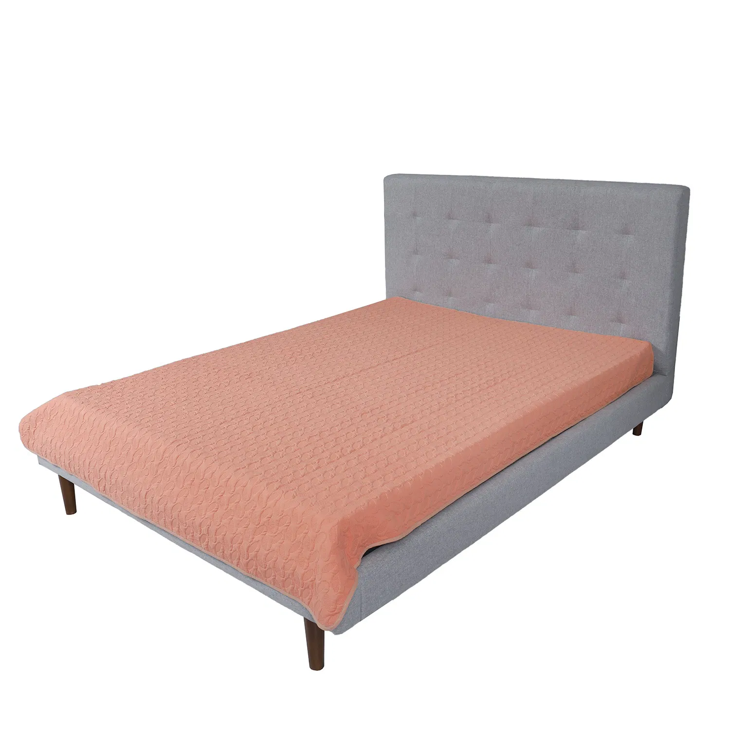 New Design Lusury Embroidery Bedspread Bed Cover Set Orange Color Duvet Quilt