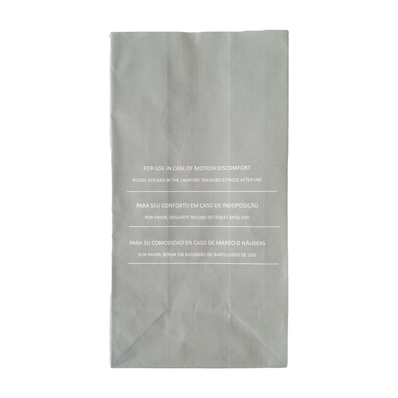 Disposable Biodegradable Leak-Proof Emesis Bag Paper Air Sickness Bag