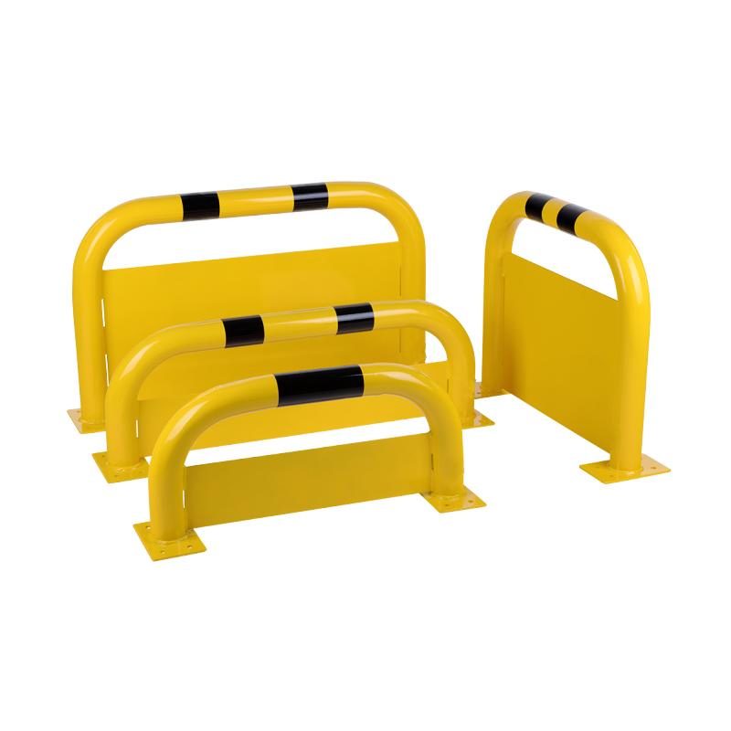 Yellow Powder Coated Hoop Protection Guard Corner Guard