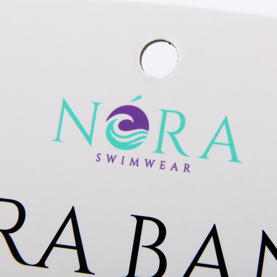 Бумажная вешалка для одежды с логотипом UV