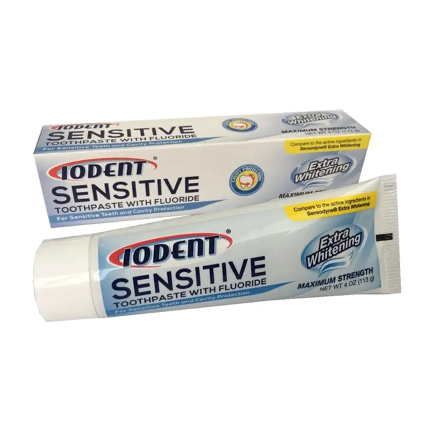 Free Sample Customized Logo Sensitive Whitening Toothpaste with Fluoride