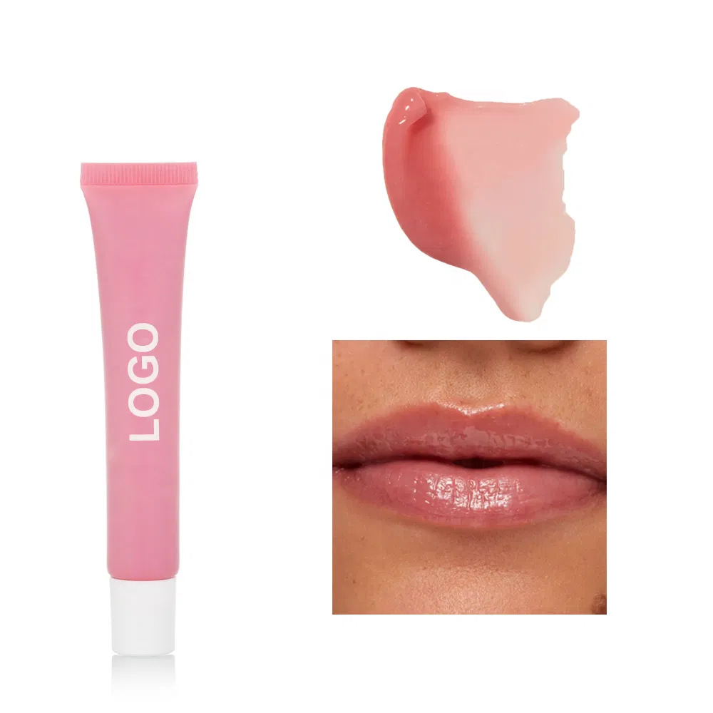 Custom Pink Packaging Vegan 4D Hydra Glossy Lip Butter Balm Private Label for Winter Season