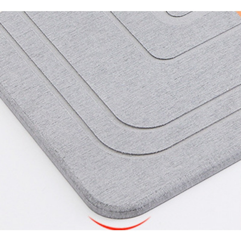 2024 Hot Sale Custom Anti-Slip Stone Diatomite Mud Easy Cleaning Bath Mat