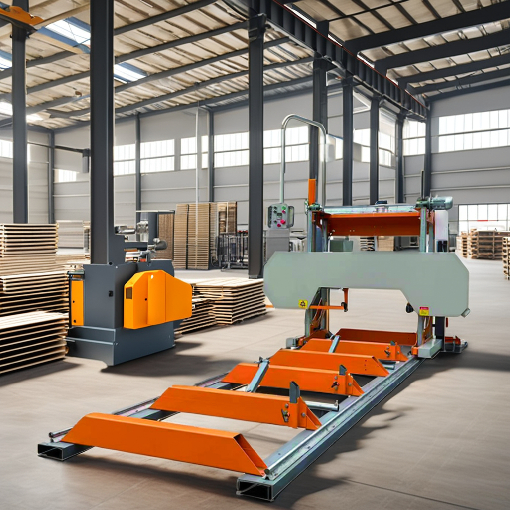 Станок ленточнопильный горизонтальный по дереву