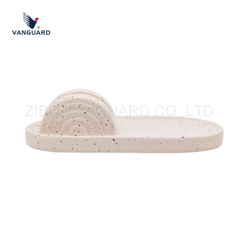 Керамическая подставка для ножей розовая