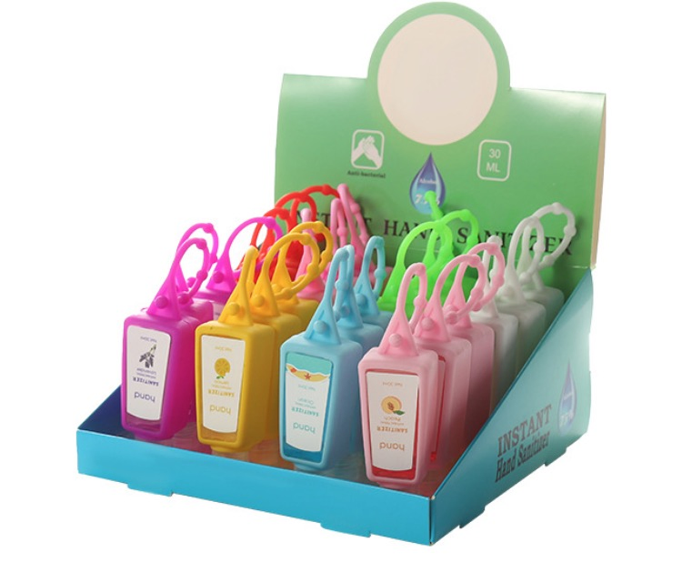 Kids Natural Scented Silicone Holders Hand Sanitizer