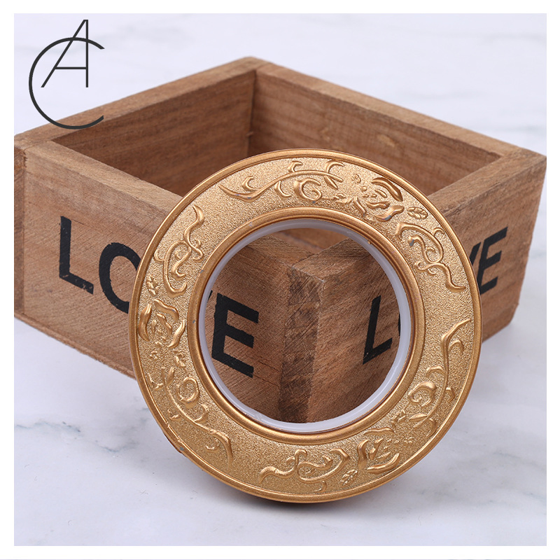 Hot Selling Design Curtain Rings Hooks Metal Gold Curtain Rings