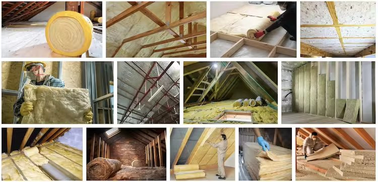 Glasswool Blanket with Fireproof Kraft Paper