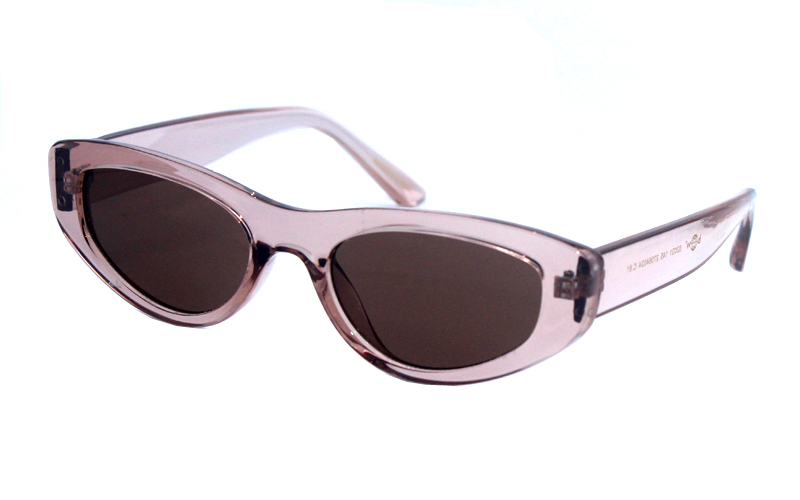 Custom Logo Tortoise Color Plastic Sunglasses Chain Sunglasses (CE with FDA)