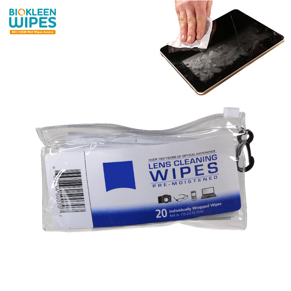 Multi-Use Pre Moistened Lens and Camera Cleaning Wipes/Antibacterial Phone Screen Wipes