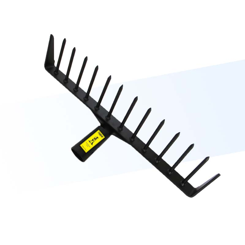 Carbon Steel Agricultural Garden Farming Digging Leaf Nail Rake Head