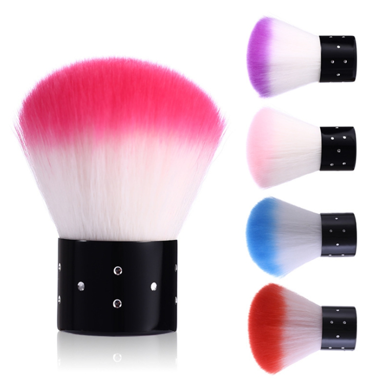 Factory Custom Private Label Oink Soft Synthetic Hair Mushroom Head Powder Blush Brush Plastic Mini Kabuki Nail Brush