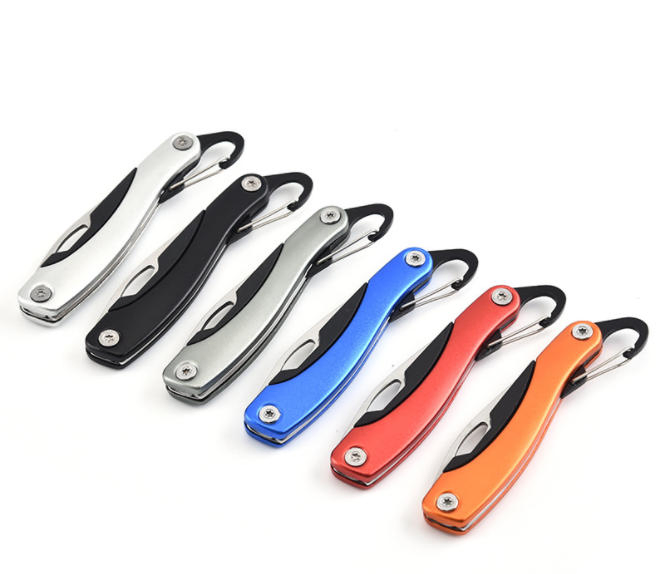 K120A Utility Folding Knife Keychain EDC Knife for Camping Hiking Premium Gift