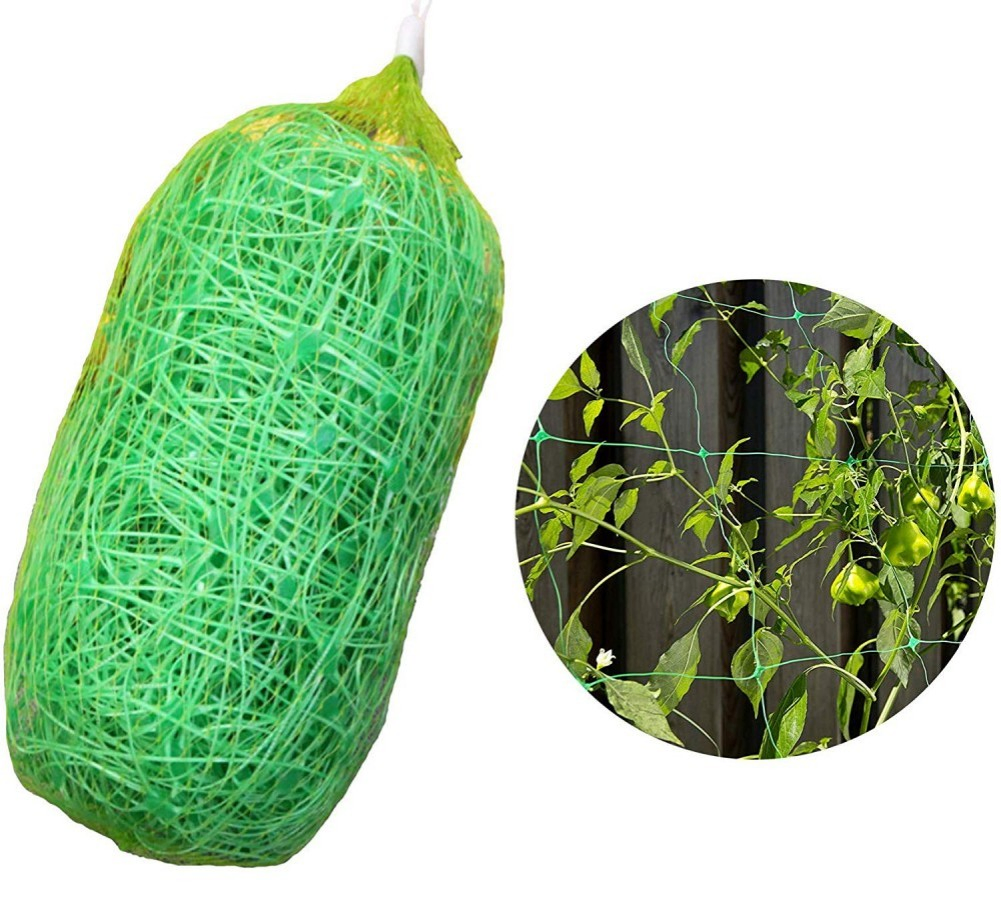 High Quality Green 130mm Plant Climbing Pea Cucumber Support Plastic Mesh Netting