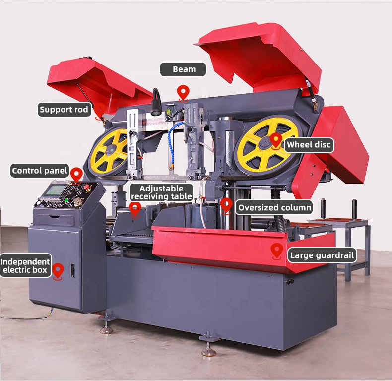 Станок ленточнопильный горизонтальный автоматический с ЧПУ по металлу
