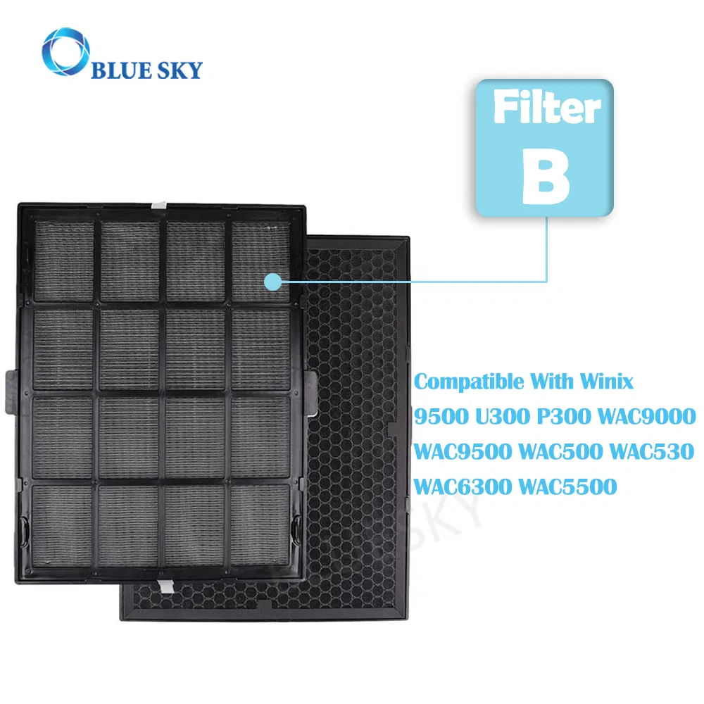 Replacement HEPA Filter B 114190 Compatible with Winix Air Purifier 9500 U300 P300 Wac9000 Wac9500
