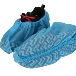 Anti Dust Shoe Cover Disposable Medical PP Non Woven Safety Anti Slip Printed Cover Shoe for Hospital
