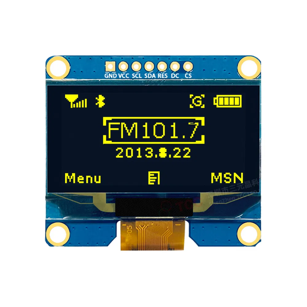 OLED-дисплей 1.54 дюйма, 128x64, интерфейс I2C/SPI