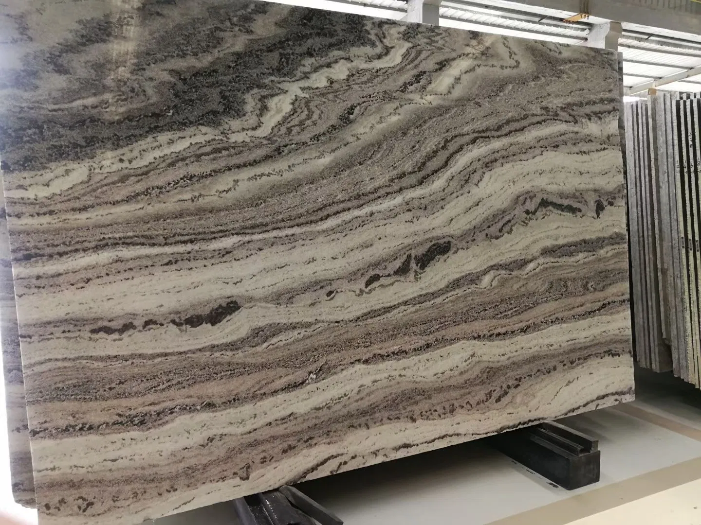 Мраморная плитка Butterfly Grey, 600x600 мм