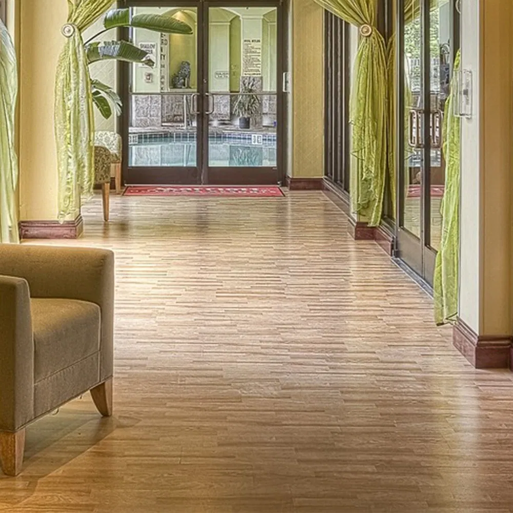 UV Coating Waterproof Rigid Core Spc PVC Vinly Floor Tiles for High-Traffic Areas