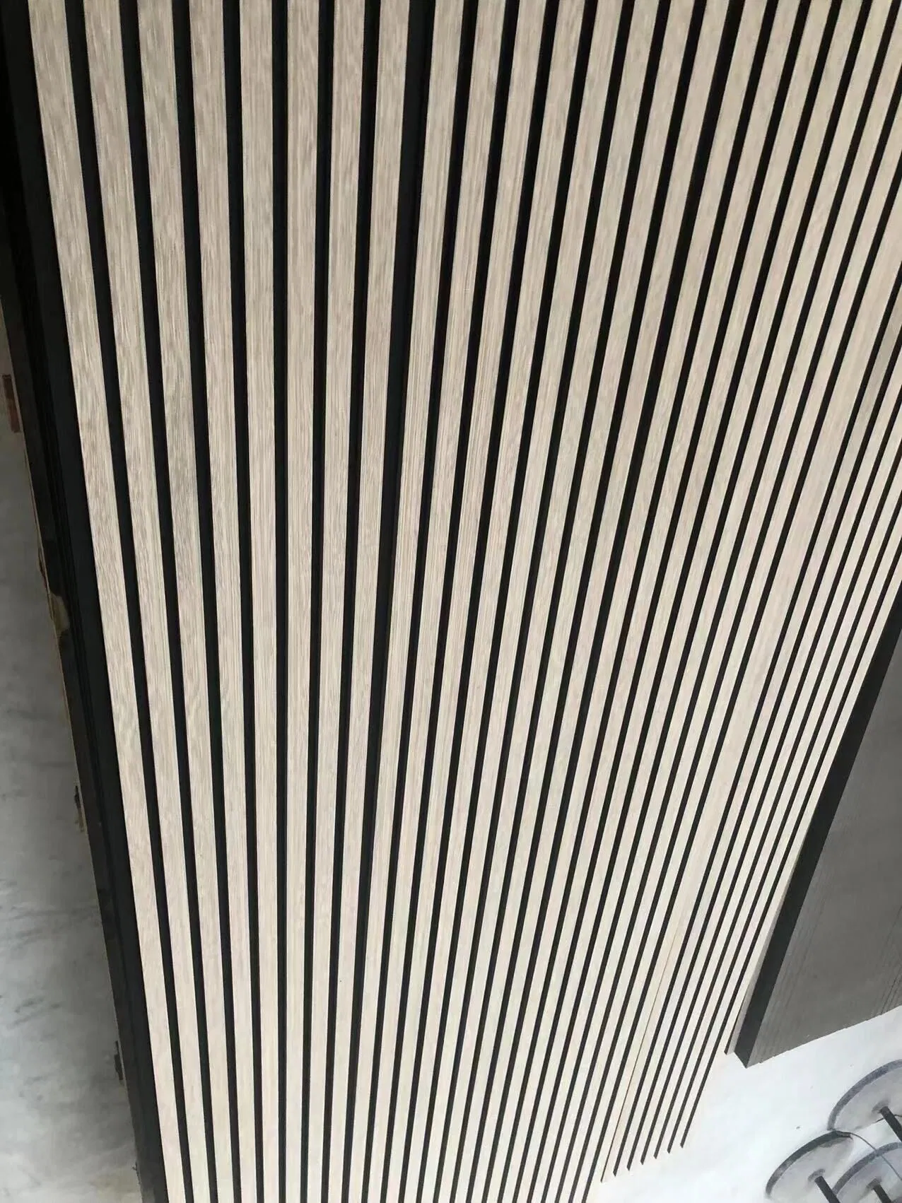 Sound Absorbing Akupanels Pet Felt Wood Veneer Slat Wall Panels for Decoration