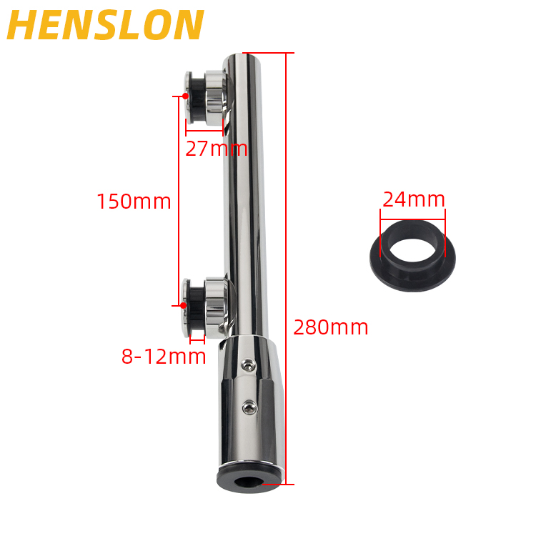 Rotated Frameless Office Whirl Glass Door Fitting Accessories with Axis 626
