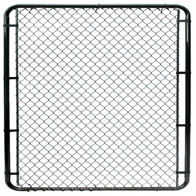 Galvanized PVC Coated Mesh Rolls Cyclone Wire Chainlink Fence Panels Chain Link Fence