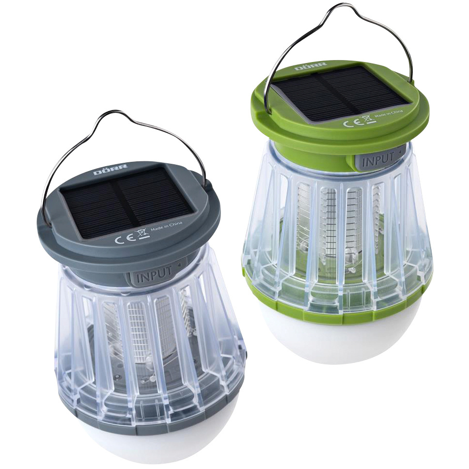 LED Solar Camping Light with Anti-Mosquito UV Trap, Portable and Waterproof - Ideal for Camping, Hiking, and Outdoor Activities