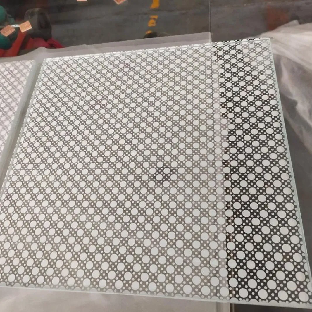 Silk Screen Printing Glass Ceramic Fritted Glass Silk Printing Glass Digital Printing Glass Building Glass Decoration Glass