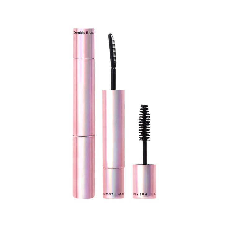 Waterproof Non Smudge Durable Private Label 4D Silk Fiber Pink Mascara