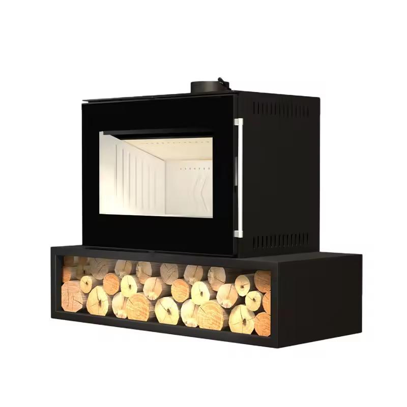 Full-Screen German Design Free Standing Modern Fireplace with 1 Years Warrenty