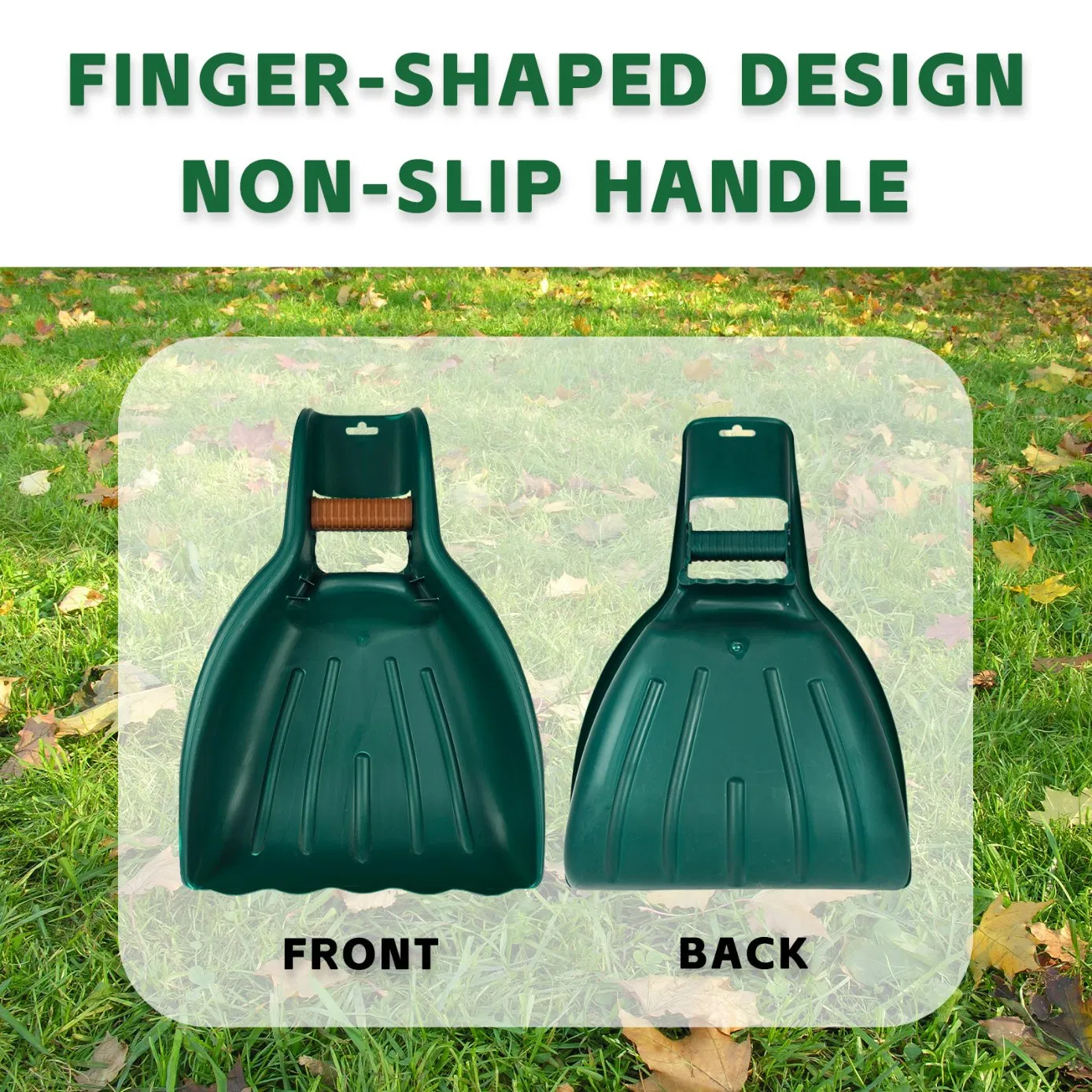 Hand Leaf Scoops Hand Rake Leaf Pickup Claws Garden Dustpan